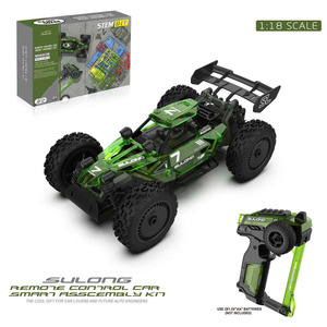 3 In 1 kök bina oyuncak eğitim Rc Racer seti uzaktan kumanda araba modeli montaj öğrenme tuğla Roadster kitleri - Product Image 5