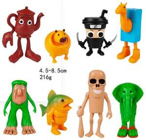 Phim hoạt hình 3D in tung tung tung sahur brainrot gỗ Stick hình giả mạo của cổ điển của figurine Móc chìa khóa đồ chơi - Product Image 6