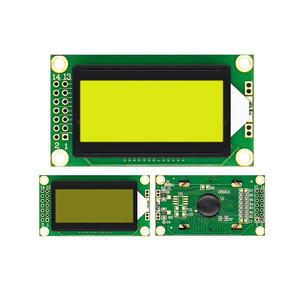 Fonte di fabbrica 0802A carattere modulo schermo a cristalli liquidi LCD a 14 pin a 16 pin 5V schermo blu e giallo schermo pannocchia Display LCD - Product Image 4