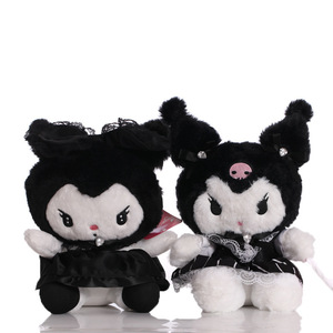 かわいいKulomi小さな悪魔ぬいぐるみ漫画アニメロリータプリンセスドレス人形PPコットンメッシュ誕生日オーナメントODM利用可能