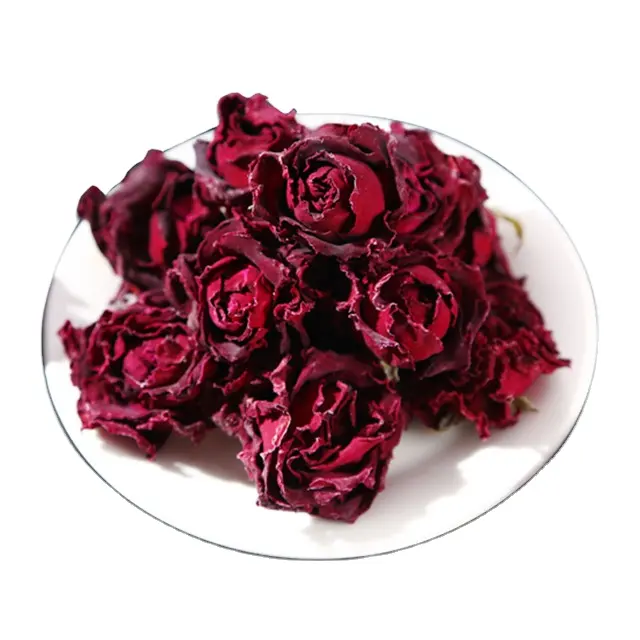 Chá de mohong rosa com flores naturais e orgânicos, rosa vermelha escura flor chá com melhor preço