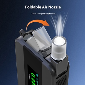 Độ chính xác cao chuyên nghiệp tế bào nhiên liệu breathalyzer Độ chính xác 0.05% điện <span class=keywords><strong>h</strong></span>óa rượu Tester cho say rượu lái xe phát hiện - Product Image 4