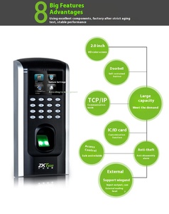 ZKT controllo di accesso autonomo biometrico tempo di registrazione dell'impronta digitale dipendente presenza macchina lettore di schede a colori - Product Image 2