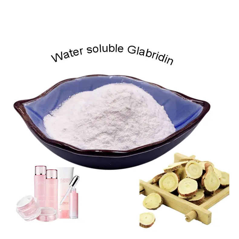 Factory Supply White Glabridin Bubuk Ekstrak Akar Licorice Larut Air Glabridin