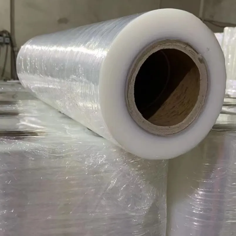 PE Stretch Film Jumbo Rolls Cho Pallet Stretch Wrap Phim Từ Trung Quốc Nhà Sản Xuất