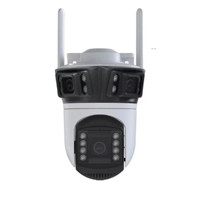 ICsee 9MP户外摄像机Wifi三镜头三屏安全PTZ摄像机人体自动跟踪视频记录 - Product Image 1
