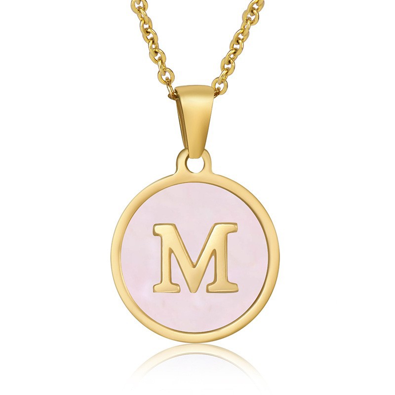 Gold m-with chain