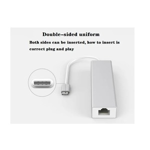 USB3.0ギガビット有線アダプタType-C外部ネットワークカードコンバータMac用ラップトップ中古LAN/RJ45/ETHernet/WiFi/USBストック - Product Image 5