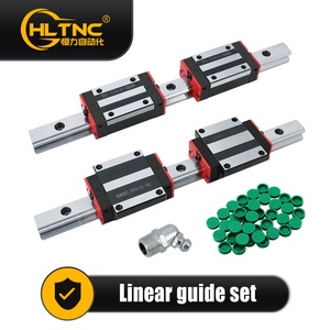 CNC <strong>Linear</strong> <strong>Guide</strong> Rail Flang <strong>Square</strong> Type <strong>Linear</strong> Rail <strong>Guide</strong> HGH25CA 400mm <strong>Linear</strong> <strong>Guides</strong> Rail <strong>Block</strong> for CNC - Product Image 2