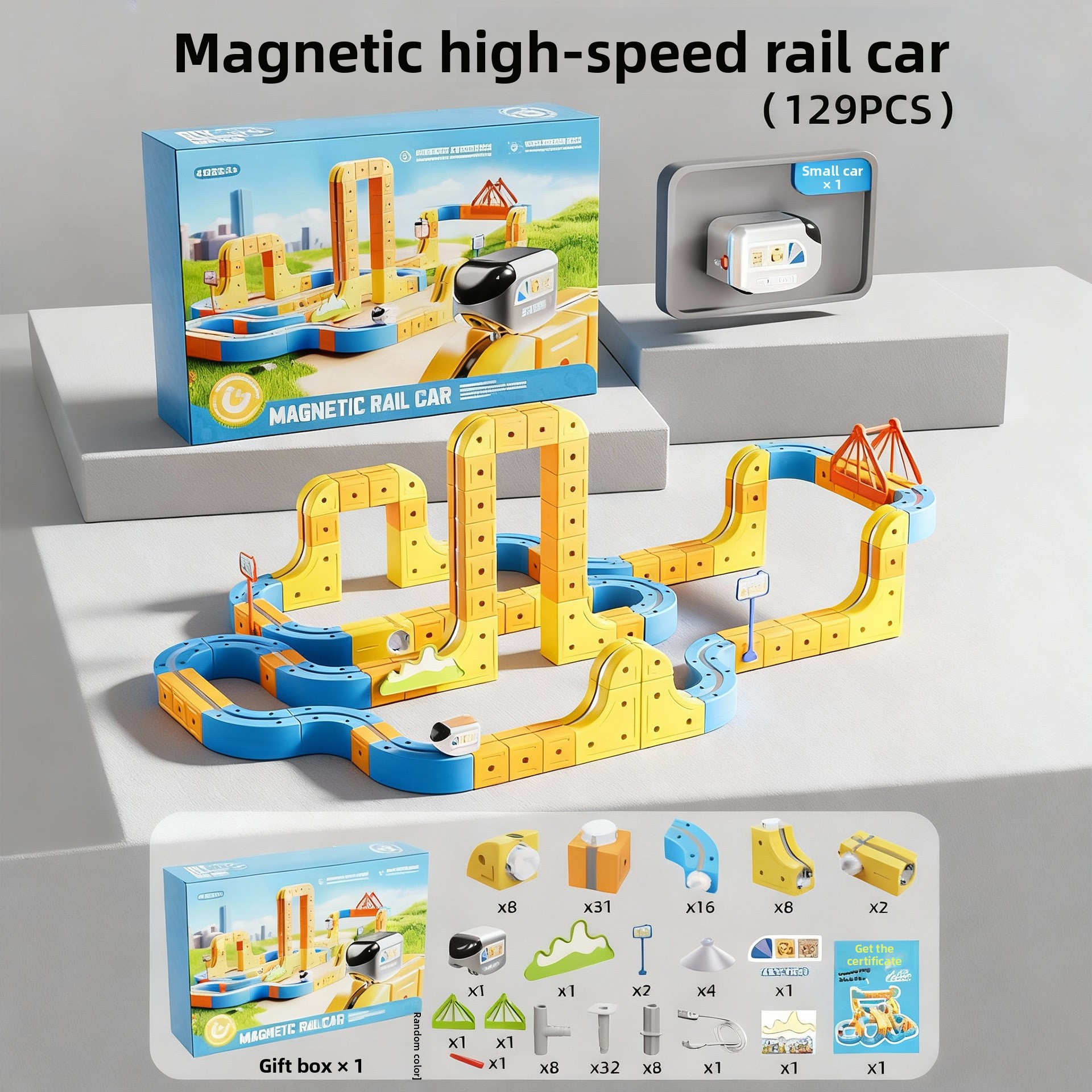 Treno Magnetico Elettrico ad Alta Velocità di Alta Gamma (129 Pezzi)
