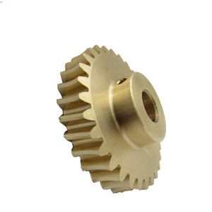 Engranajes helicoidales de latón M2 M3 M4 M5 personalizados de alta precisión para piezas mecánicas de transmisión