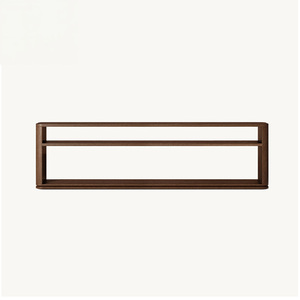 طاولة كونسول RH Ciro منخفضة، بتصميم خشبي فاتح مع رفين مفتوحين، طاولة عصرية للمدخل أو بجانب الأريكة للتخزين في غرفة المعيشة - Product Image 4