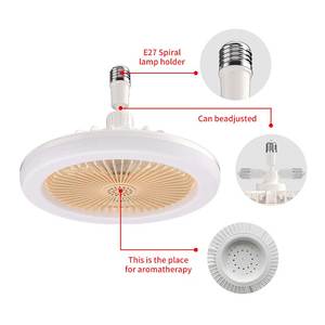 Ventilatori da soffitto promozionali luci a Led telecomando E27 luce per ventilatore da remoto da soggiorno multifunzione - Product Image 4