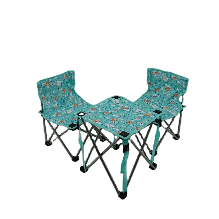 Venta de mesas y sillas plegables para exteriores portátiles y compactas para niños Camping para niños