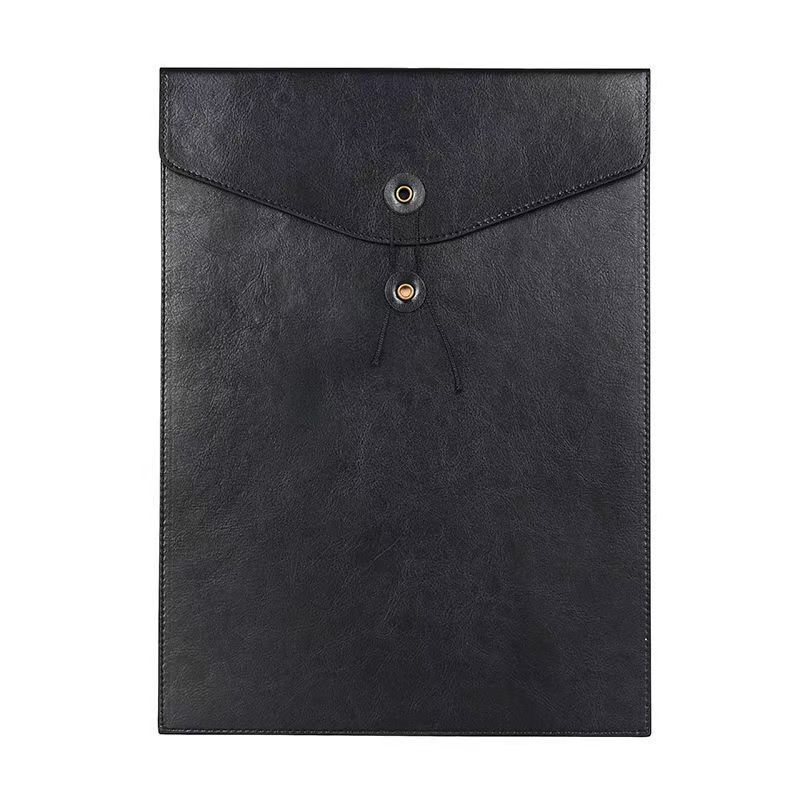 A4 vertical style with v-shaped lid-black