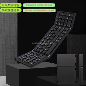 2025 gran oferta portátil teléfono móvil BT teclado inalámbrico ultrafino clave 81 para sistema común B089 Mini teclado de ordenador plegable - Product Image 3