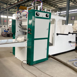 Good Quality 2 Lines Drawing <strong>V</strong> Fold Type <strong>Interfold</strong> Facial Tissue Paper Machine Price - Product Image 4