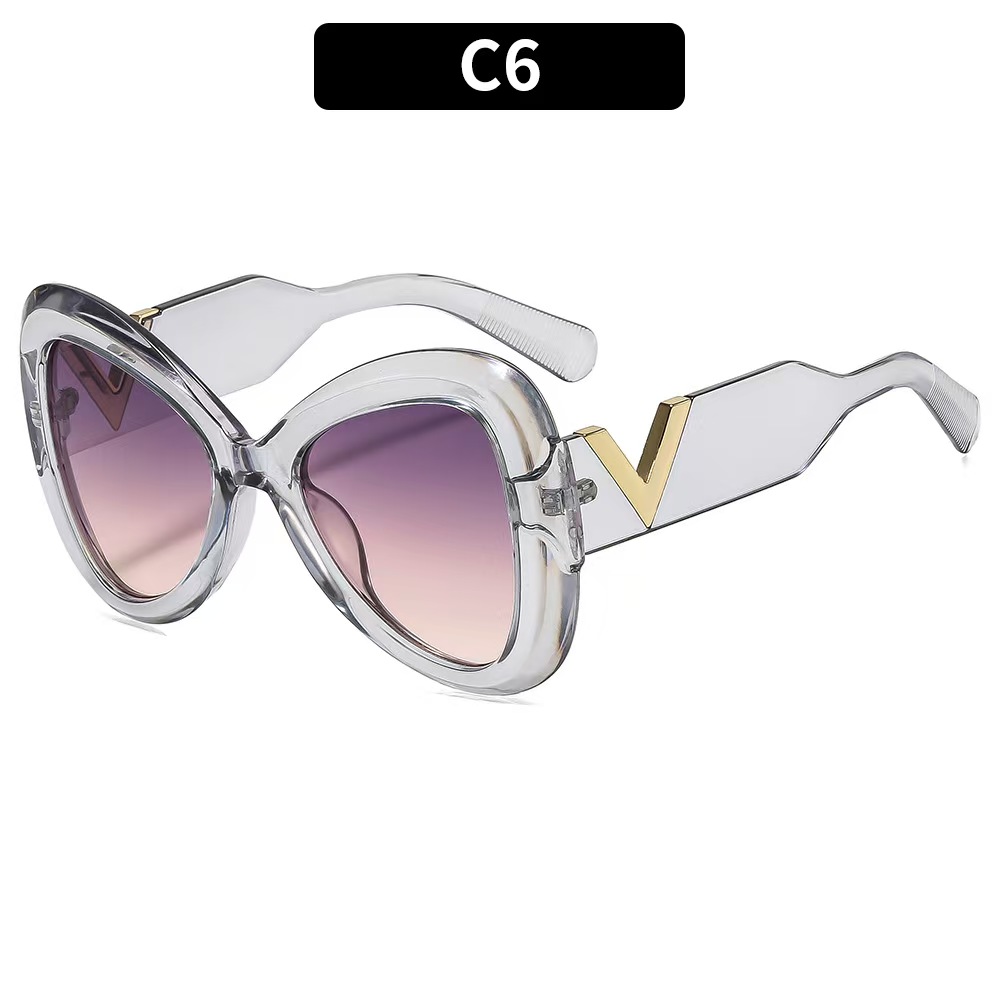 Monture grise transparente avec verres marron violet