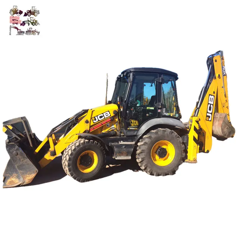 Bán Máy Xúc Lật 3CX JCB Mới 95%, Mẫu Máy Xúc JCB 3CX Retro 2019 Giá Thấp Tại Thượng Hải Trung Quốc