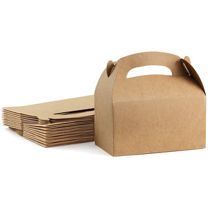 Beyaz kart Kraft kağit kutu 3.5*3.5 * 6.matt taşınabilir parti hediye kutusu için şeker tatlı kek suşi ambalaj ile mat laminasyon - Product Image 1