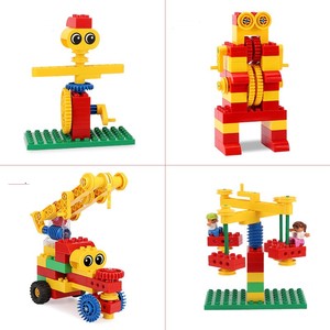 Klasik oyuncak seti 9656 çocuk okul öncesi eğitim DIY yaratıcı montaj yapı taşı seti - Product Image 6