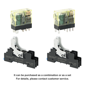 小型リレー薄型RJ2S-CL-D24リレーLED信号インジケーター付き5ピン8ピン中間リレー - Product Image 6