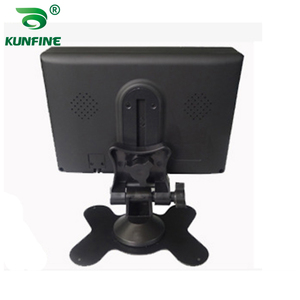 Monitor de pantalla LCD TFT de 7 pulgadas para coche, pantalla de visión trasera de 4 vías para cámara de respaldo de visión trasera inversa, pantalla de escritorio para coche, camión, TV
