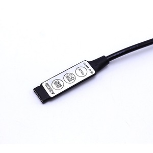 Mini RGB 4-Kanal-Ausgangsdimmerregler mit 3-Tasten-Niederspannungs-12-24-V-LED-Beleuchtungslösungen