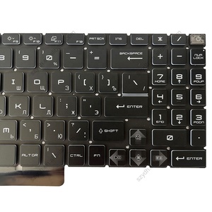 新款俄罗斯笔记本电脑RGB键盘MSI GL66 GF66 MS-1581 1582 1583 1585 GL76 GF76 MS-17L1 17L2 17L3 MS-17L4 MS-17L5黑色 - Product Image 5