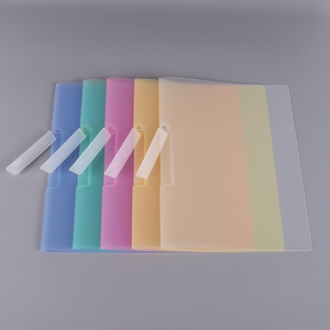 A4 xoay dữ liệu tập tin báo cáo thư mục PP Side mở khóa trong suốt kiểm tra giấy tập tin báo cáo thư mục Drawbar Clip - Product Image 3