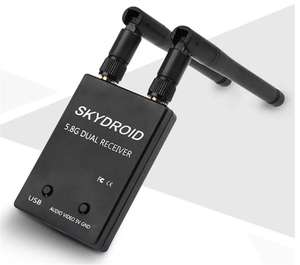 SKYDROID 5.8Ghz 150CH FPV接收器，带UVC G双天线和双天线，用于RC - Product Image 2
