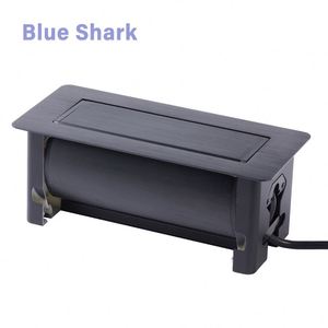 Toma de corriente de 2 tomas de corriente empotrada estándar de la UE para oficina de mesa con USB para muebles de oficina, toma abatible Manual eléctrica - Product Image 3