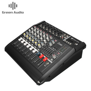 GAX-602D мощный микшер USB 6-канальный усилитель dj аудио микшер поддержка USB карты памяти для производительности семьи - Product Image 2