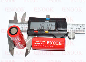 Enook yüksek kalite 18500 <span class=keywords><strong>18490</strong></span> Li Ion pil 1200mAh silindirik lityum şarj edilebilir <span class=keywords><strong>3.7v</strong></span> iyon pil silindirik lityum - Product Image 2