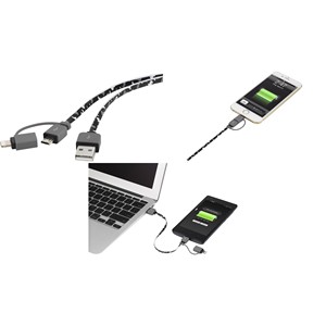 Renkforce Apple iPad/iPhone/iPod bağlantı kablosu [1x USB 2.0 konektörü a-1x USB 2.0 konektörü mikro-b, (940910088901) - Product Image 1