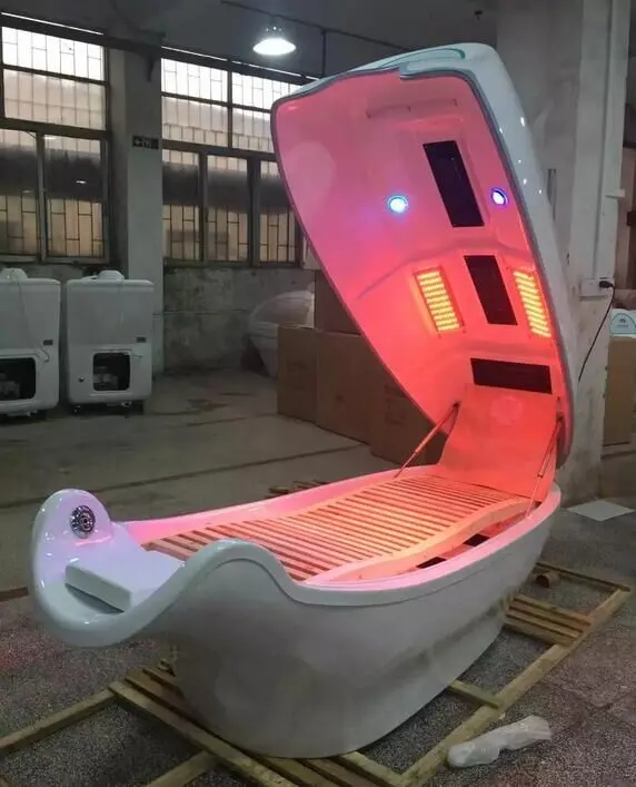 2022 3D nuovo venditore caldo di alta qualità acrilico led luce raggio a infrarossi che dimagrisce salone di bellezza Spa capsula letto macchina in vendita