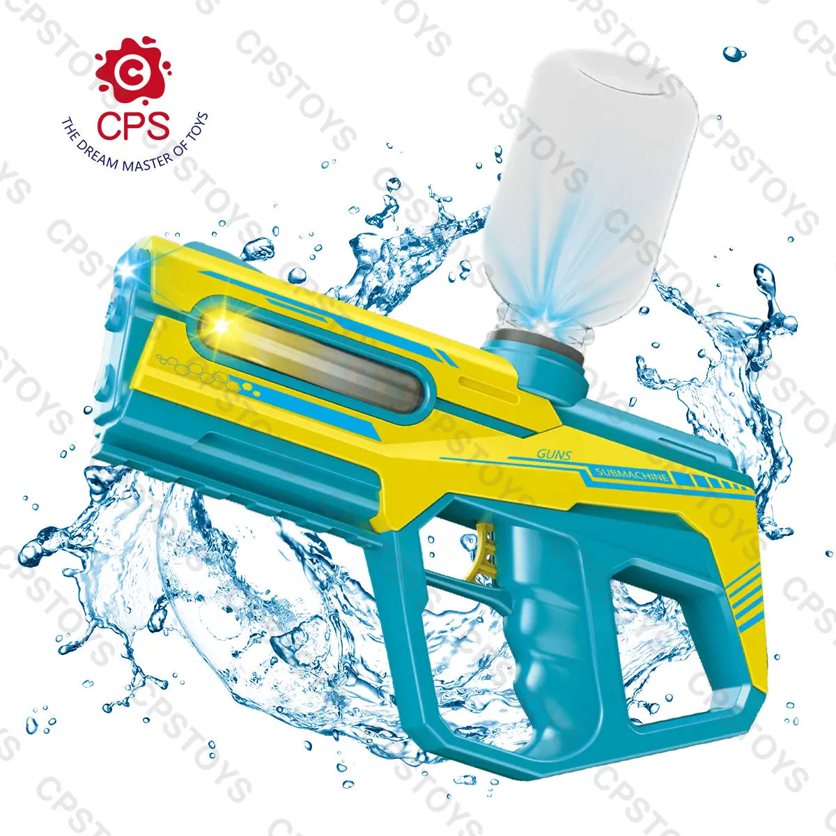 Neues Modell elektrische Wasserpistole für Erwachsene mit leichten 32-Fuß-Reichweite Wassersquirt-Pistolen mit leichter Wasserspielzeugpistole