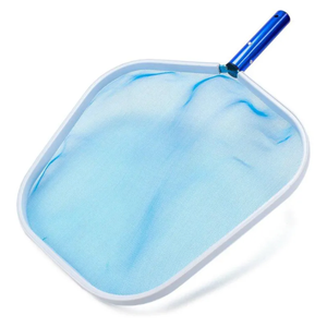 厂家供应蓝色铝框手持叶耙浅网重型泳池清洁用叶网 - Product Image 4