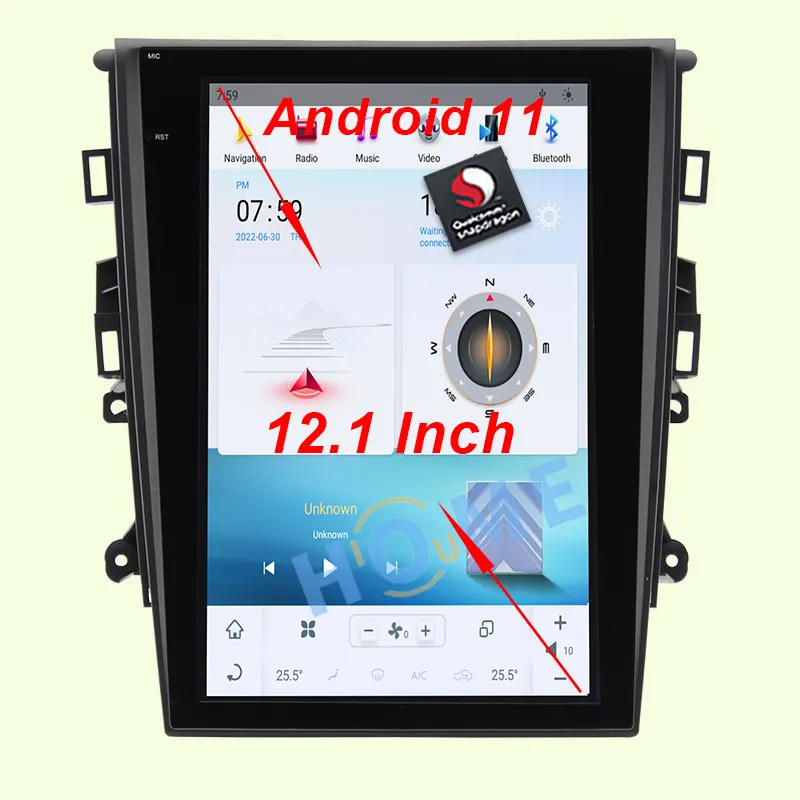 Тесла стиль вертикальный экран автомобиля Радио Видео Аудио плеер для Ford Mondeo Fusion DVD Мультимедиа GPS навигация Carplay Авто 2013-