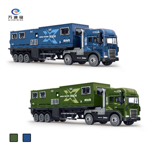 WDM Factory 1:24 Scale <strong>Model</strong> Friction Motorhome Alloy Toy Die-Cast Car Trailer Diecast Toys With Light and Sound - Product Image 4