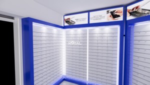 Thiết Kế Độc Đáo Cửa Hàng Điện Thoại Trang Trí Hiển Thị Kệ Điện Thoại Sửa Chữa Cửa Hàng Điện Thoại Phụ Kiện Hiển Thị Tường Với Lưu Trữ Tủ - Product Image 4