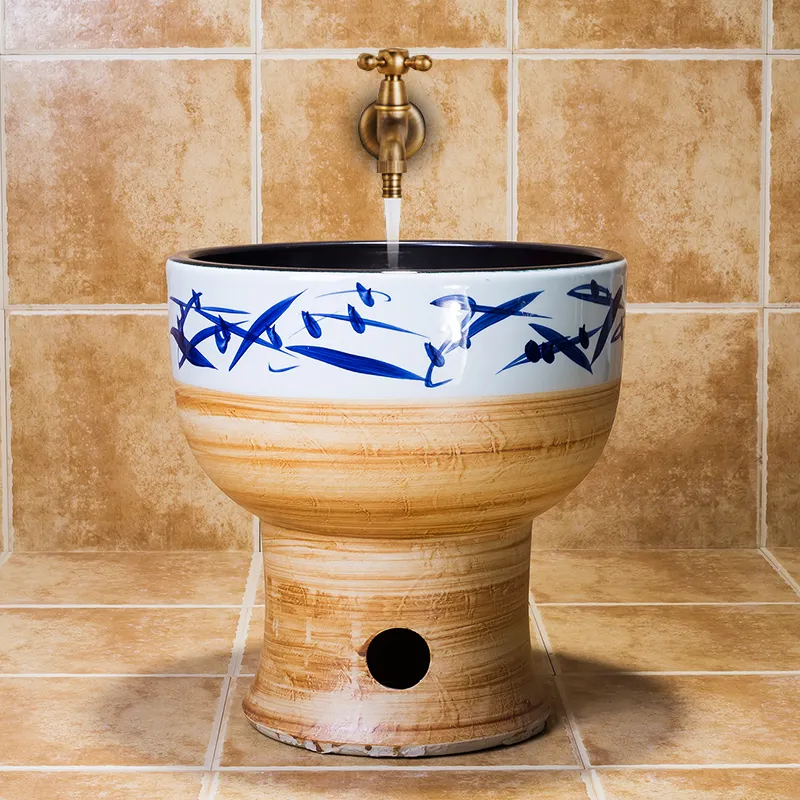 Modello orchidea lavabo piscina ceramica bagno Geobasin tipo lavello
