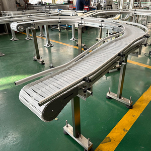 定制高品质L型转向塑料顶部链条输送机 - Product Image 6