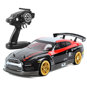 1:10 ölçekli 70km/saat büyük Drift araba yüksek hızlı 4WD RC araba 2.4G radyo kontrol oyuncaklar ile ışık elektrikli uzaktan kumanda araba yarışı - Product Image 2