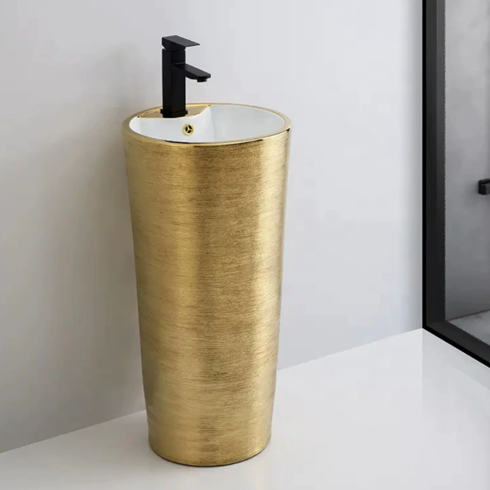 301 brushed gold white