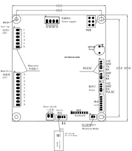 DEX ile otomat kontrol panosu MDB, RS232 arayüzü PCB kartı - Product Image 4