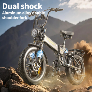 Động Cơ Kép Điện Gấp Xe Đạp Burchda R7 48v20ah 20 Inch 4.0 Dầu Phanh Leo Núi Xe Đạp 7 Tốc Độ Xác Minh Nhà Cung Cấp - Product Image 6