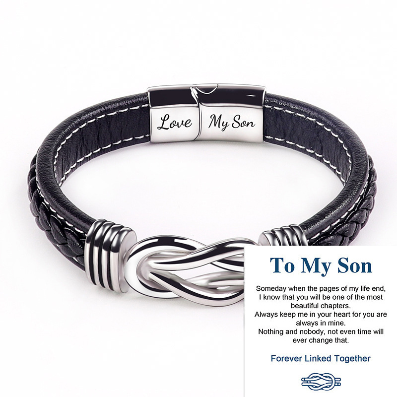 Tarjeta grabada "Amo a mi hijo + hijo" 2