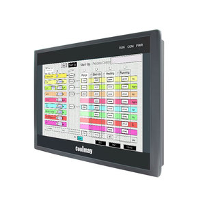Coolmay automatización 24V AC DC motor relé entrada digital analógico HMI integrado PLC PAC y controlador dedicado todo en uno