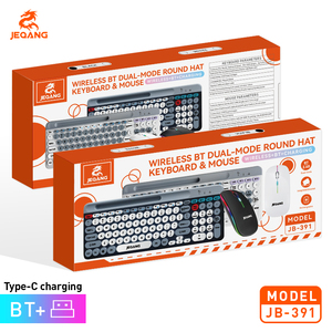 Jeqang-Teclado inalámbrico de membrana para ordenador portátil y ordenador, conjunto de teclado y ratón de 2,4G, 2 unidades - Product Image 6